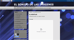 Desktop Screenshot of elsonidodelasimagenes.blogspot.com