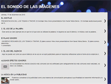 Tablet Screenshot of elsonidodelasimagenes.blogspot.com