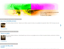 Tablet Screenshot of escondidaendios.blogspot.com