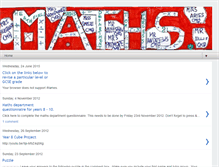 Tablet Screenshot of heathfieldmathsdepartment.blogspot.com