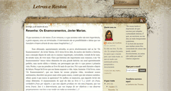 Desktop Screenshot of letraserestos.blogspot.com