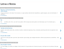 Tablet Screenshot of letraserestos.blogspot.com