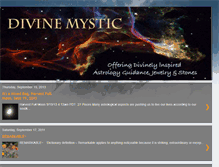 Tablet Screenshot of divine-mystic.blogspot.com