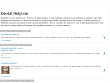 Tablet Screenshot of dentistryhelp.blogspot.com
