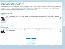 Tablet Screenshot of doublestroller.blogspot.com