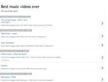 Tablet Screenshot of bestmusicvideosever.blogspot.com