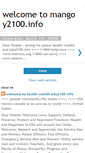 Mobile Screenshot of mango2100.blogspot.com