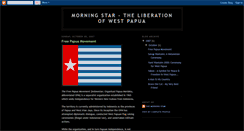 Desktop Screenshot of morningstar-theliberationofwestpapua.blogspot.com