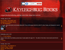 Tablet Screenshot of kayleighbugbooks.blogspot.com
