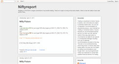 Desktop Screenshot of niftyreport.blogspot.com