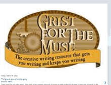 Tablet Screenshot of gristforthemuse.blogspot.com