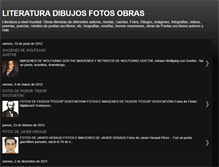 Tablet Screenshot of literaturadibujosfotosimagenesobras.blogspot.com