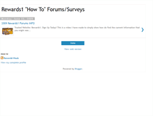 Tablet Screenshot of forums-rewards1.blogspot.com