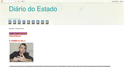 Desktop Screenshot of diariodoestado.blogspot.com