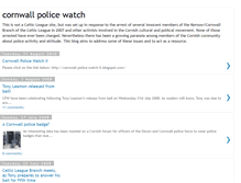 Tablet Screenshot of cornwall-police-watch.blogspot.com