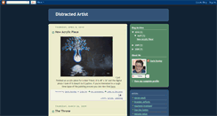 Desktop Screenshot of distractedartist.blogspot.com