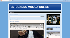 Desktop Screenshot of estudandomusicaonline.blogspot.com