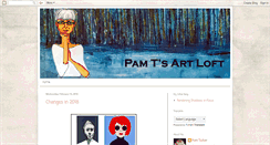 Desktop Screenshot of pamtsartloft.blogspot.com