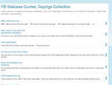 Tablet Screenshot of fbquotessayings.blogspot.com