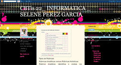 Desktop Screenshot of cbtis22informaticaseleneperezgarcia.blogspot.com