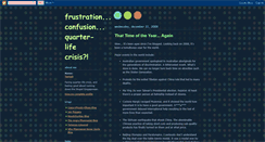 Desktop Screenshot of frustrations-quarterlifecrisis.blogspot.com