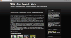 Desktop Screenshot of dueruoteinmoto.blogspot.com