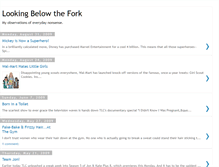 Tablet Screenshot of belowthefork.blogspot.com