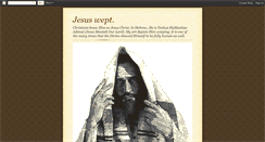 Desktop Screenshot of jesusweptart.blogspot.com