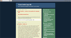 Desktop Screenshot of franksmithsaysnb.blogspot.com