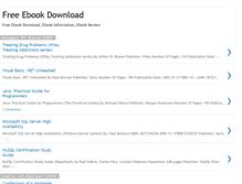 Tablet Screenshot of free-ebook4all.blogspot.com