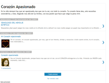 Tablet Screenshot of corazon-apasionado.blogspot.com