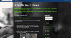 Desktop Screenshot of amostlygreenmama.blogspot.com