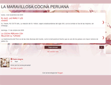 Tablet Screenshot of lamaravillosacocinaperuana.blogspot.com