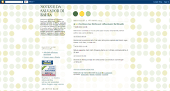 Desktop Screenshot of notiziariosalvadorbahia.blogspot.com