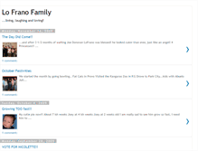 Tablet Screenshot of lofranofamily.blogspot.com