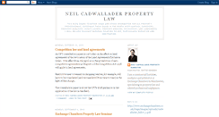 Desktop Screenshot of cadwalladerpropertylaw.blogspot.com