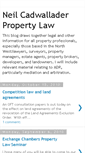 Mobile Screenshot of cadwalladerpropertylaw.blogspot.com