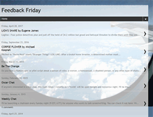 Tablet Screenshot of feedbackfriday.blogspot.com