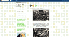 Desktop Screenshot of claraadivadosamba.blogspot.com