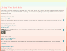 Tablet Screenshot of lifewithbackpain.blogspot.com