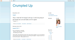 Desktop Screenshot of crumpledup.blogspot.com