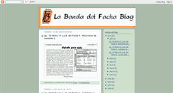 Desktop Screenshot of labandadelfacha.blogspot.com