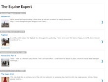 Tablet Screenshot of equineexpert.blogspot.com