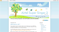 Desktop Screenshot of airtelsupersingers.blogspot.com