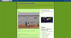 Desktop Screenshot of confirmaciondeadultos.blogspot.com