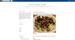Desktop Screenshot of foodfromhome.blogspot.com