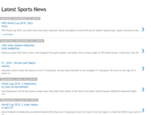 Tablet Screenshot of latestsportsnews168.blogspot.com