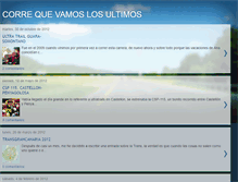 Tablet Screenshot of correquevamoslosultimos.blogspot.com