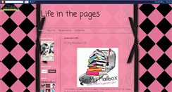 Desktop Screenshot of life-in-the-pages.blogspot.com