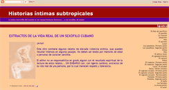 Desktop Screenshot of historiasintimassubtropicales.blogspot.com